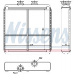 NISSENS Wärmetauscher, Innenraumheizung