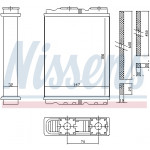 NISSENS Wärmetauscher, Innenraumheizung