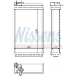 NISSENS Wärmetauscher, Innenraumheizung