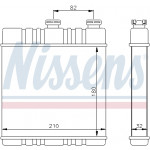 NISSENS Wärmetauscher, Innenraumheizung