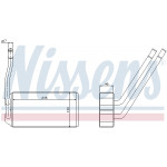 NISSENS Wärmetauscher, Innenraumheizung