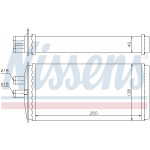NISSENS Wärmetauscher, Innenraumheizung