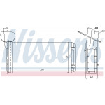 NISSENS Wärmetauscher, Innenraumheizung