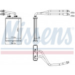 NISSENS Wärmetauscher, Innenraumheizung