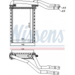 NISSENS Wärmetauscher, Innenraumheizung