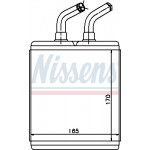 NISSENS Wärmetauscher, Innenraumheizung