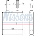 NISSENS Wärmetauscher, Innenraumheizung
