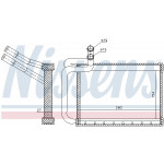 NISSENS Wärmetauscher, Innenraumheizung