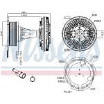 NISSENS Kupplung, Kühlerlüfter