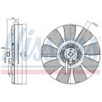 NISSENS Kupplung, Kühlerlüfter