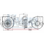 NISSENS Elektromotor, Innenraumgebläse