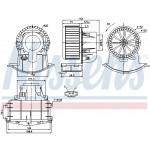 NISSENS Elektromotor, Innenraumgebläse