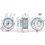 NISSENS Elektromotor, Innenraumgebläse