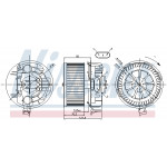 NISSENS Elektromotor, Innenraumgebläse