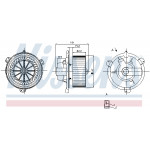 NISSENS Elektromotor, Innenraumgebläse