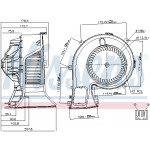 NISSENS Elektromotor, Innenraumgebläse