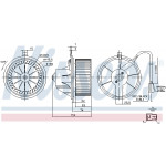 NISSENS Elektromotor, Innenraumgebläse