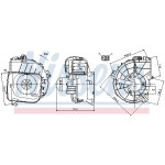 NISSENS Elektromotor, Innenraumgebläse