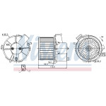 NISSENS Elektromotor, Innenraumgebläse