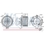 NISSENS Elektromotor, Innenraumgebläse