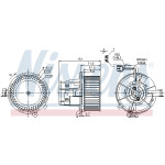 NISSENS Elektromotor, Innenraumgebläse