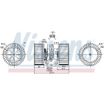 NISSENS Elektromotor, Innenraumgebläse