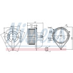 NISSENS Elektromotor, Innenraumgebläse