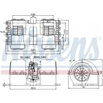 NISSENS Elektromotor, Innenraumgebläse