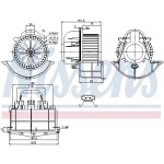 NISSENS Elektromotor, Innenraumgebläse
