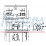 NISSENS Elektromotor, Innenraumgebläse