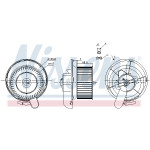 NISSENS Elektromotor, Innenraumgebläse