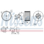 NISSENS Elektromotor, Innenraumgebläse