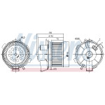 NISSENS Elektromotor, Innenraumgebläse