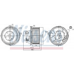 NISSENS Elektromotor, Innenraumgebläse