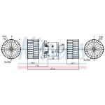 NISSENS Elektromotor, Innenraumgebläse