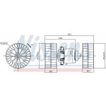 NISSENS Elektromotor, Innenraumgebläse