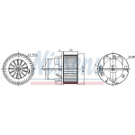 NISSENS Elektromotor, Innenraumgebläse