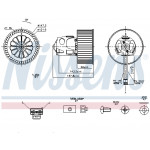 NISSENS Elektromotor, Innenraumgebläse