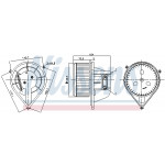 NISSENS Elektromotor, Innenraumgebläse