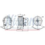 NISSENS Elektromotor, Innenraumgebläse