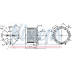 NISSENS Elektromotor, Innenraumgebläse