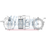 NISSENS Elektromotor, Innenraumgebläse