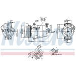 NISSENS Kompressor, Klimaanlage