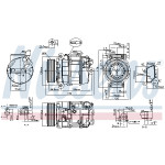 NISSENS Kompressor, Klimaanlage