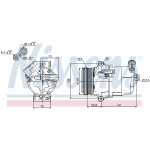 NISSENS Kompressor, Klimaanlage