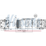 NISSENS Kompressor, Klimaanlage