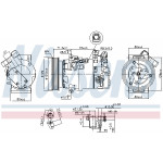 NISSENS Kompressor, Klimaanlage