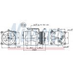 NISSENS Kompressor, Klimaanlage