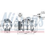 NISSENS Kompressor, Klimaanlage