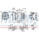 NISSENS Kompressor, Klimaanlage